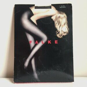 Falke Fine Rib Tights Anthracite - Dark Grey / Near Black